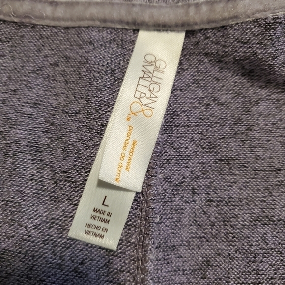 Gilligan & O'Malley Lavender Heathered softy & comfy sleepwear/loungewea… - Picture 5 of 8